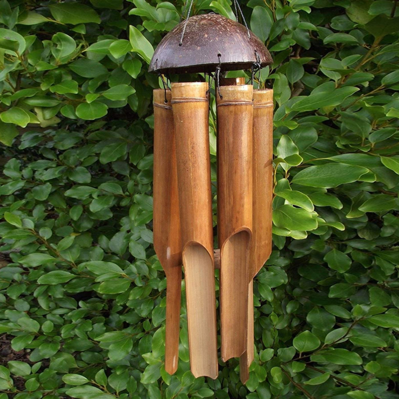 Wind Chime Tubular - 1/2 PCs Natural Handmade Bamboo Tube