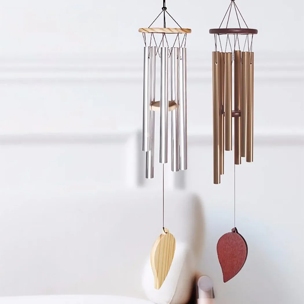Wind Chime Tubular - Silver 6 Tube Wind Chime Chapel
