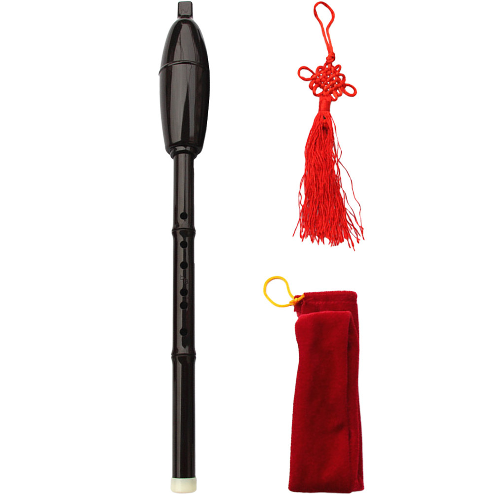 Musical Instrument Blow - 1Set Style Resin Bawu Flute Vertical