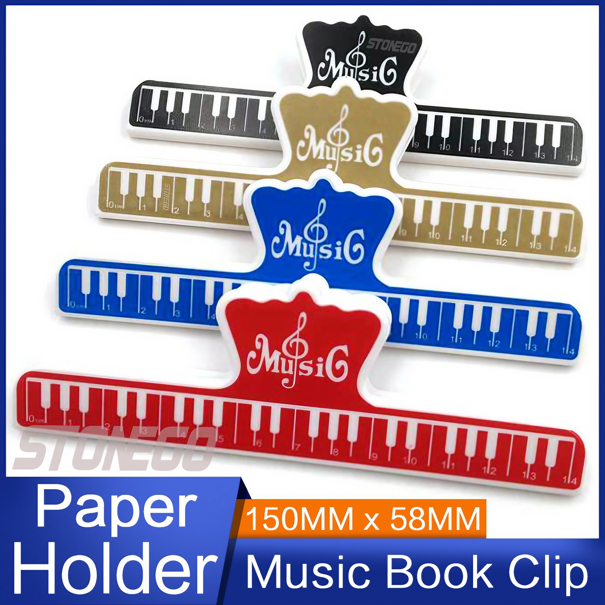 Musical Instrument Book - Universal Piano Sheet Music Clip Book