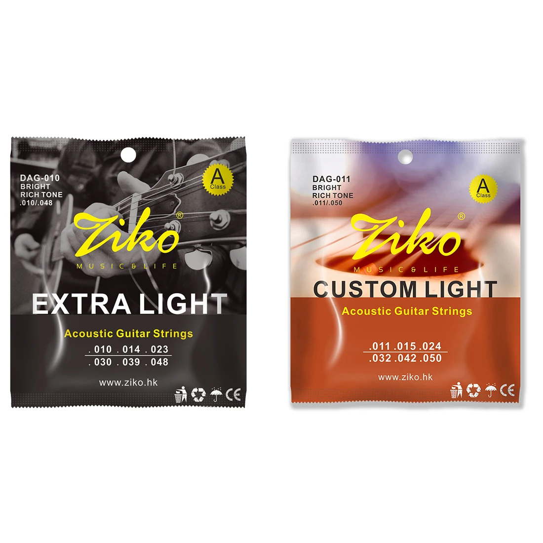 ZIKO Acoustic Guitar String St – Musical Instrument Strings recenzja i cena
