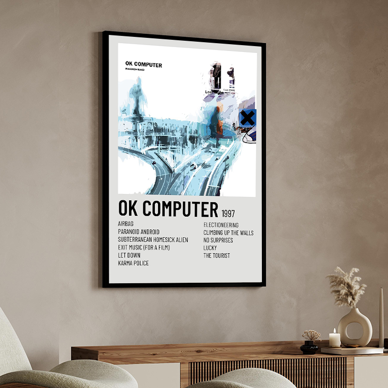 Singer Band R-Radiohead Poster – Musical Instrument Painting recenzja i cena