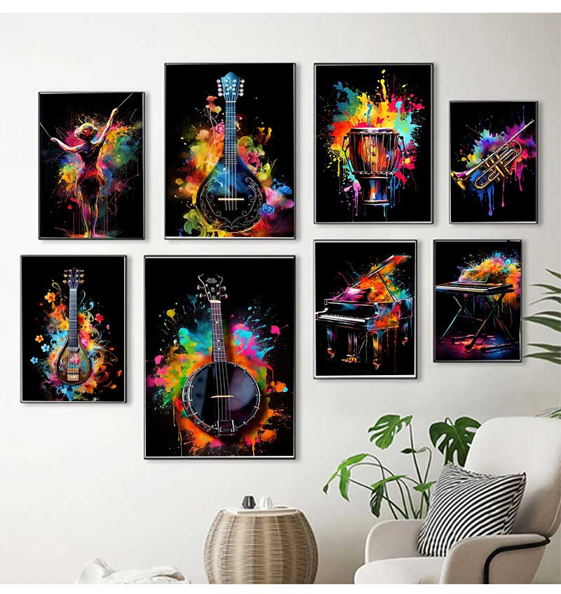 Classic Fashion Instruments Pi – Musical Instrument Painting recenzja i cena