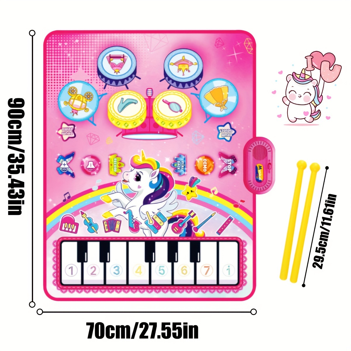3 In 1 Music Sensory Play Mat  – Musical Instrument No Touch recenzja i cena
