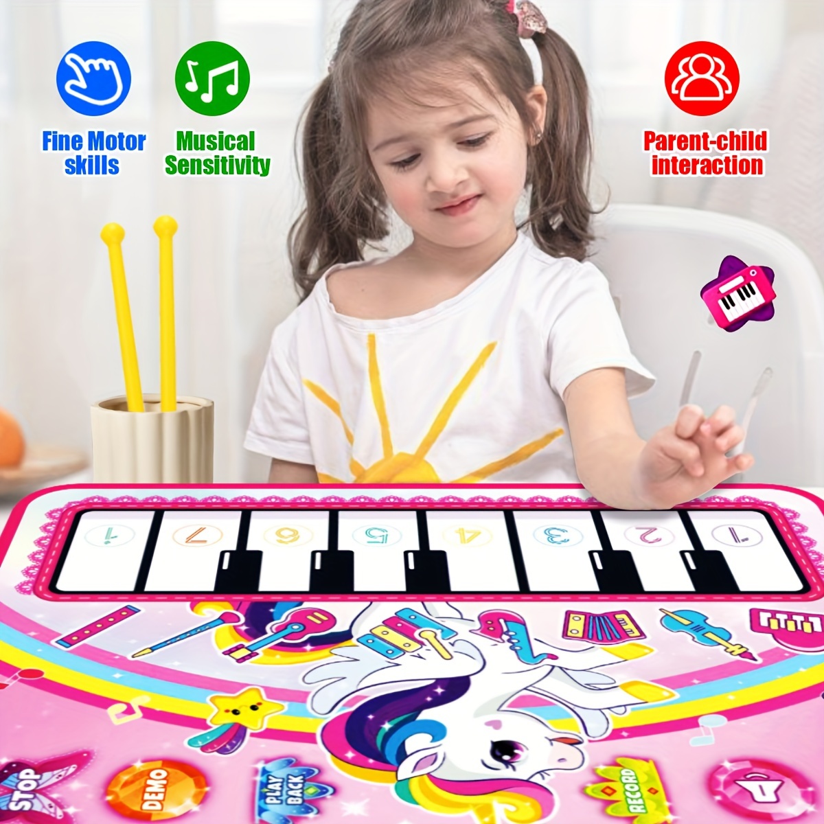 3 In 1 Music Sensory Play Mat  – Musical Instrument No Touch recenzja i cena