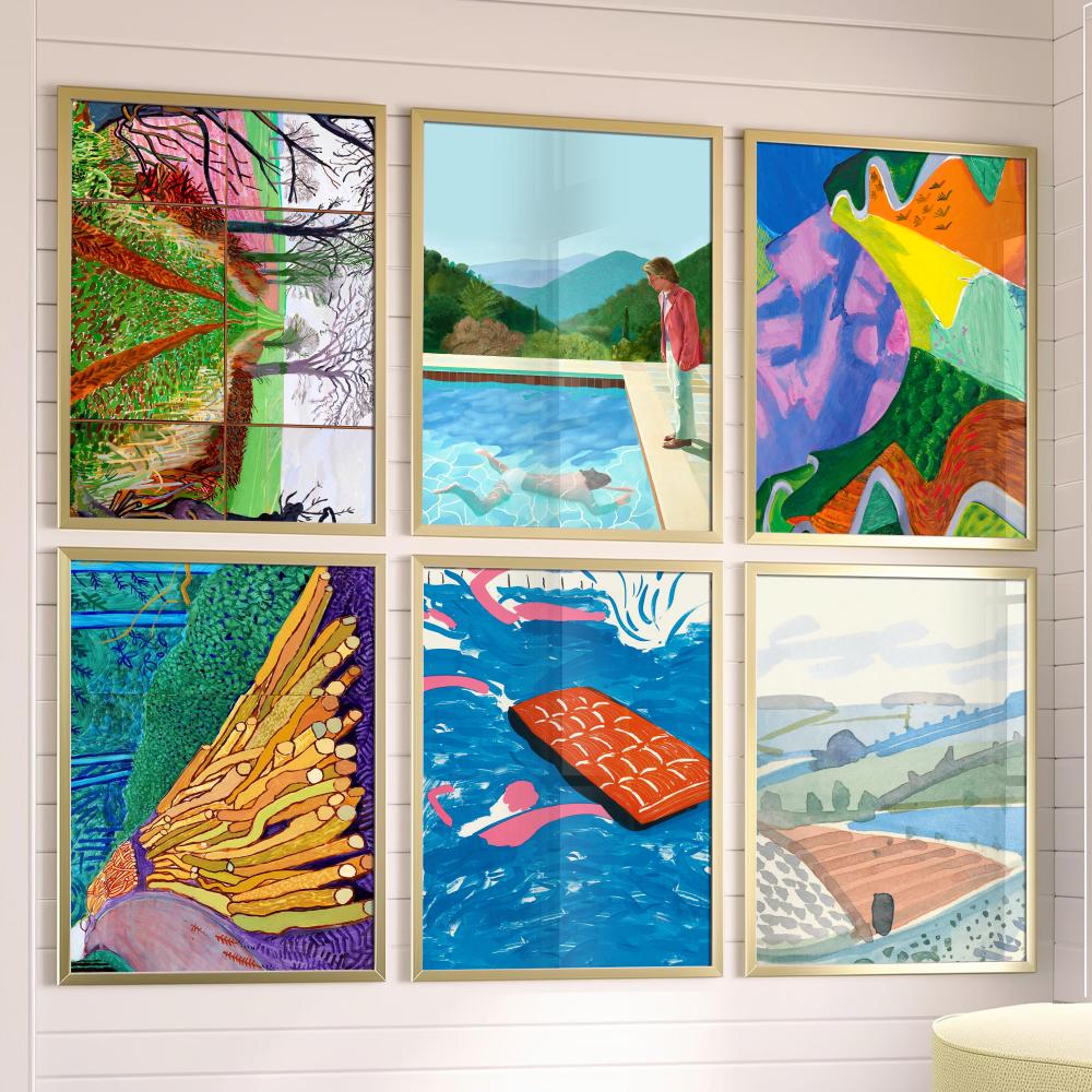 Art David Hockney Poster Music – Musical Instrument Painting recenzja i cena
