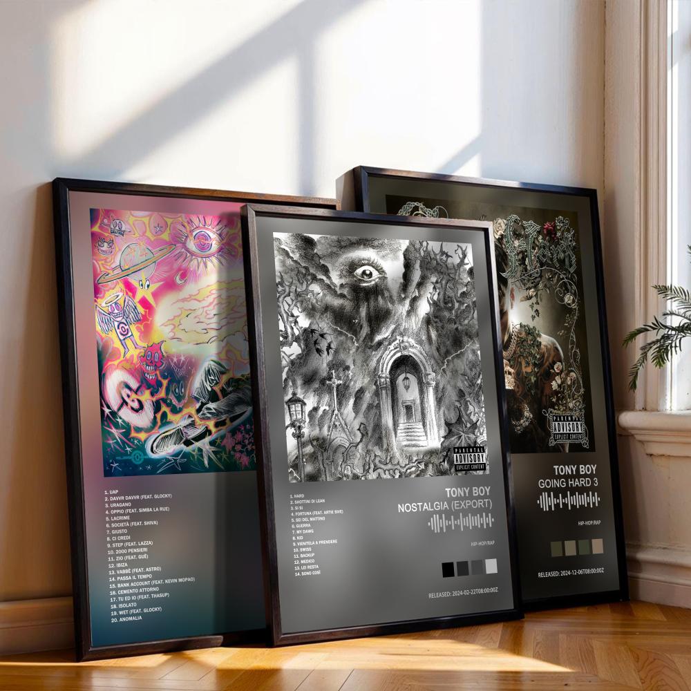 Tony Boy  Poster Music Album C – Musical Instrument Painting recenzja i cena