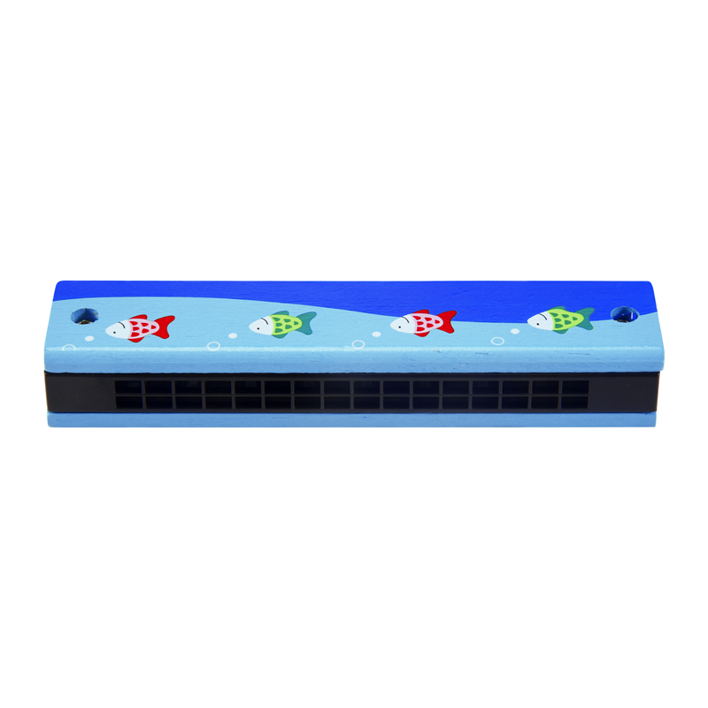 Wooden Harmonica For Children  – Musical Instrument Blow recenzja i cena