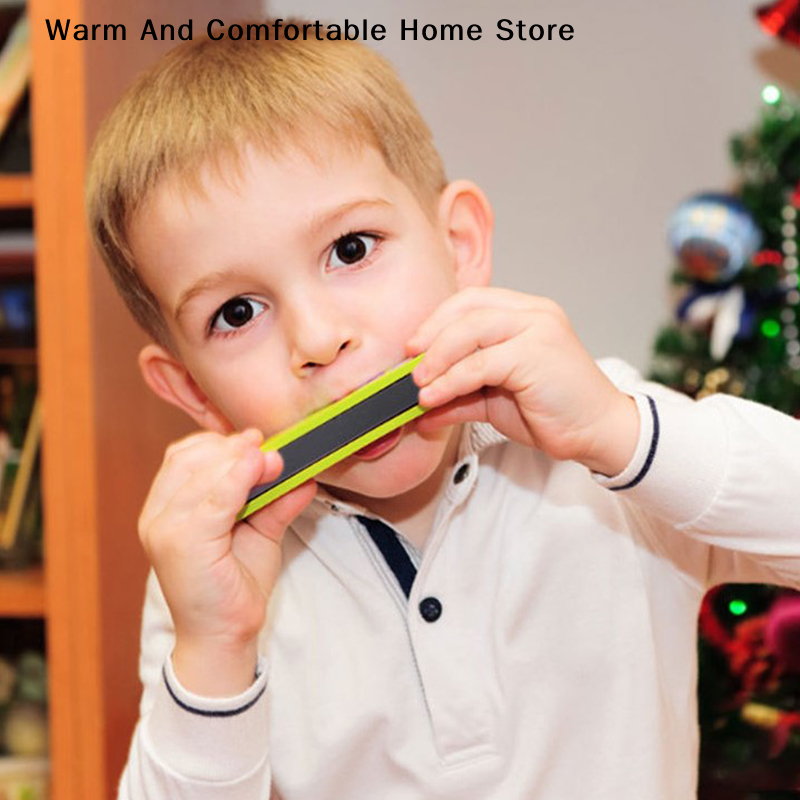 Wooden Harmonica for Children  – Musical Instrument Blow recenzja i cena