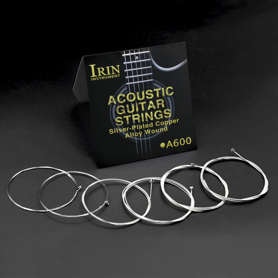 IRIN A600 Acoustic Folk Guitar – Musical Instrument Strings recenzja i cena