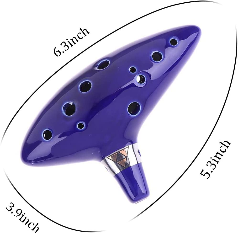 Ocarina,12 Tones Alto C Cerami – Musical Instrument Book recenzja i cena