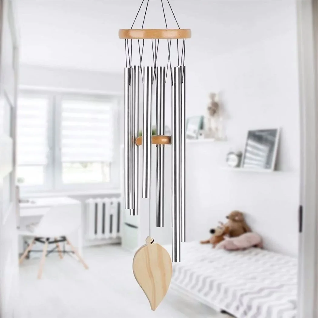 Silver 6 Tube Wind Chime Chape – Wind Chime Tubular recenzja i cena