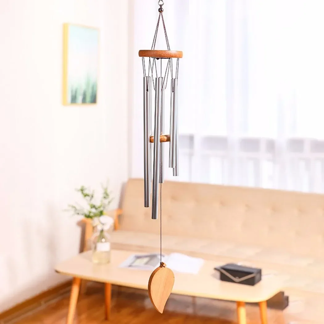 Silver 6 Tube Wind Chime Chape – Wind Chime Tubular recenzja i cena