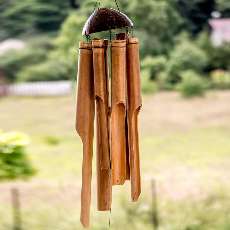 Natural Handmade Bamboo Tube W – Wind Chime Tubular recenzja i cena