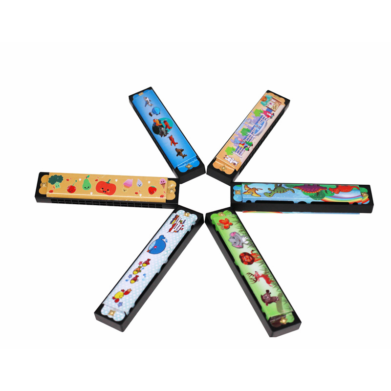 Children's Harmonica, Wooden M – Musical Instrument Blow recenzja i cena