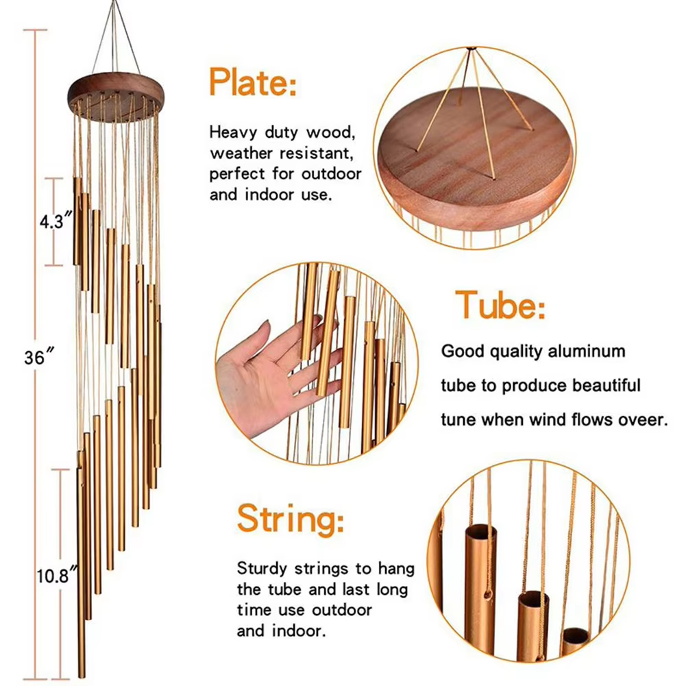 23in Wind Chime 12 Metal Alumi – Wind Chime Tubular recenzja i cena