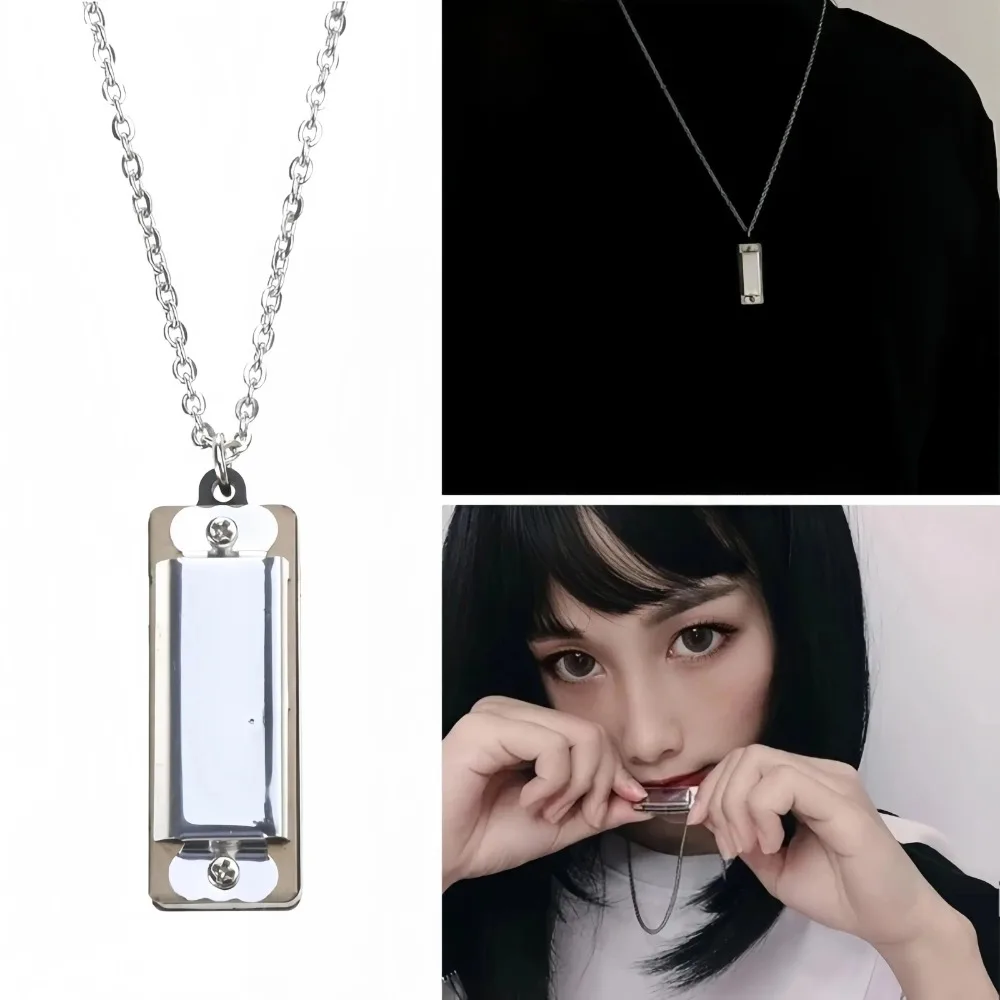 Mini Harmonica Necklace Men an – Musical Instrument Blow recenzja i cena