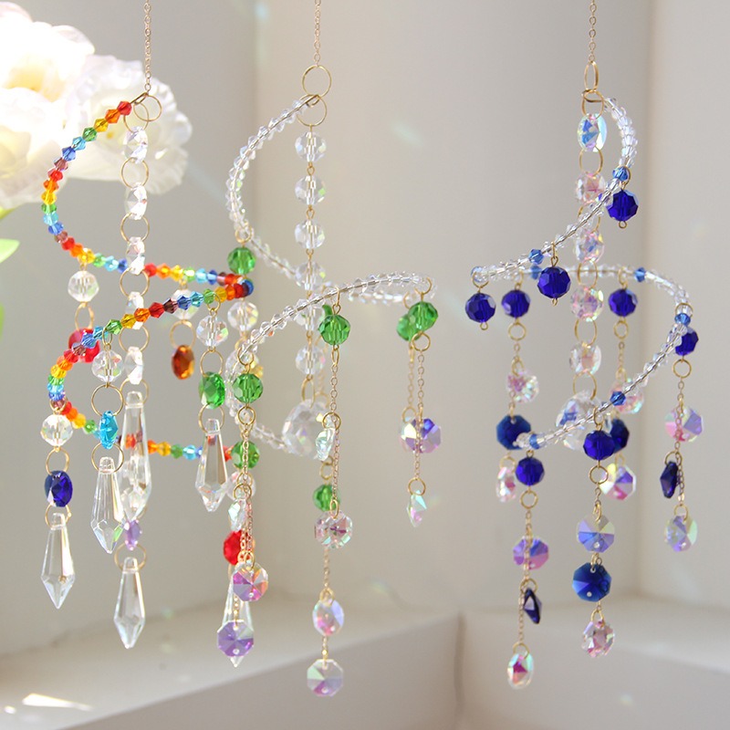 Spiral Sun Catcher Crystal Win – Wind Chime Tubular recenzja i cena