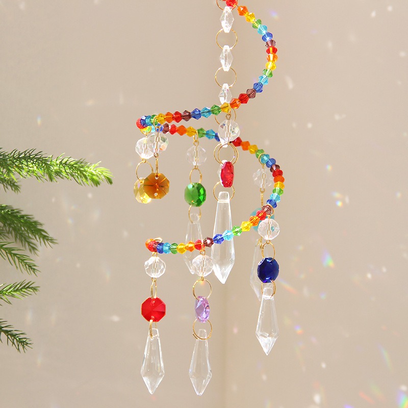 Spiral Sun Catcher Crystal Win – Wind Chime Tubular recenzja i cena
