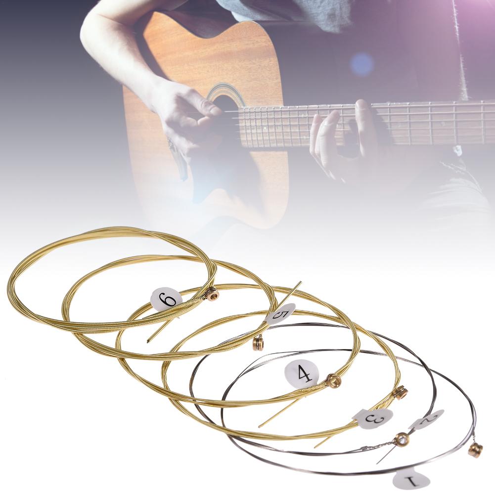 6pcs/set Universal Acoustic Gu – Musical Instrument Strings recenzja i cena