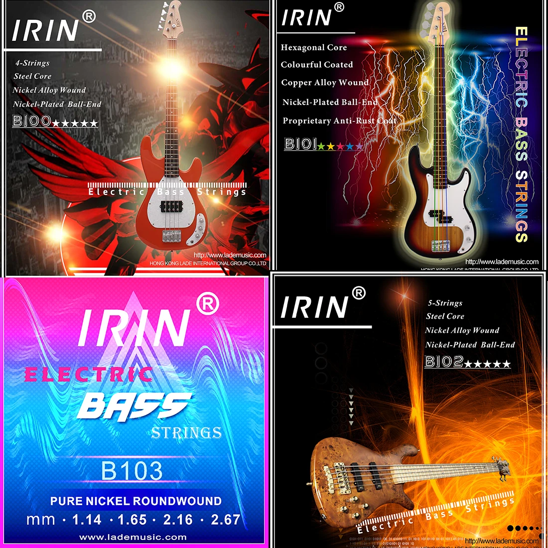 IRIN Electric Bass Strings Pro – Musical Instrument Strings recenzja i cena