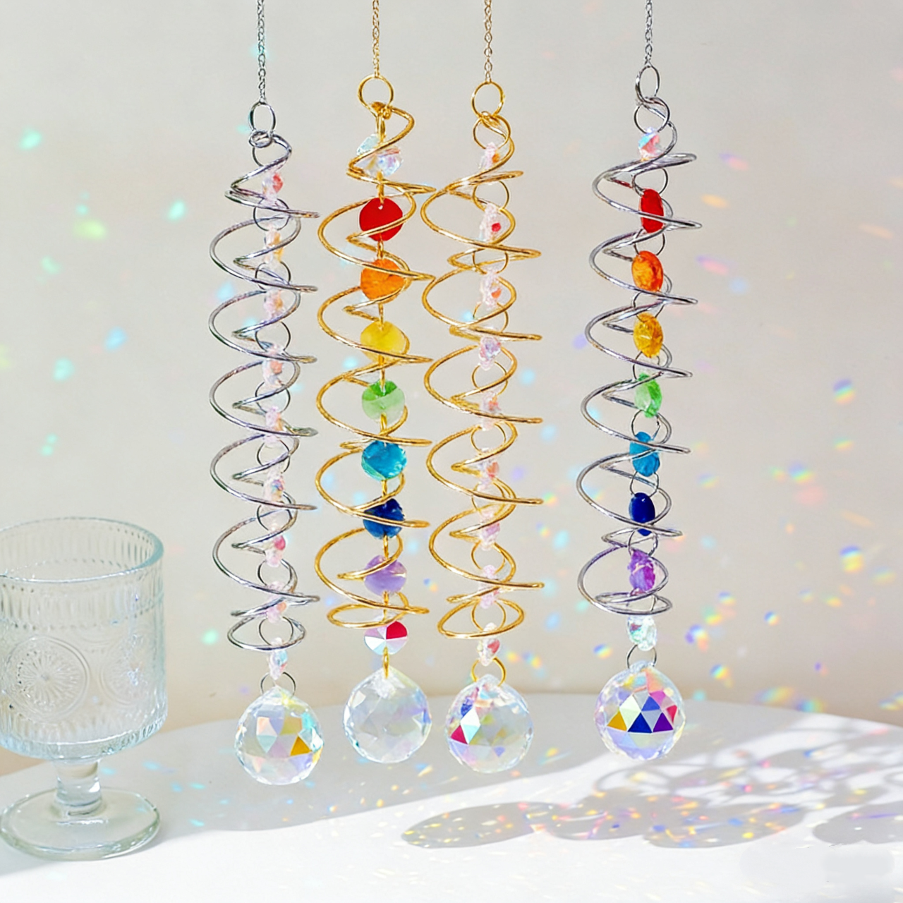 Crystal Suncatcher Gazing Ball – Wind Chime Tubular recenzja i cena