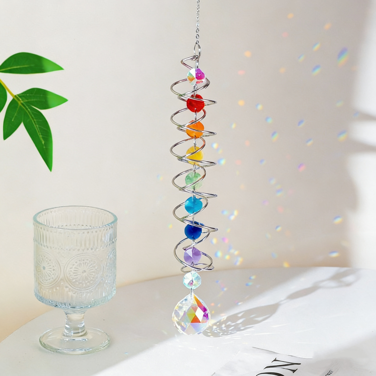 Crystal Suncatcher Gazing Ball – Wind Chime Tubular recenzja i cena
