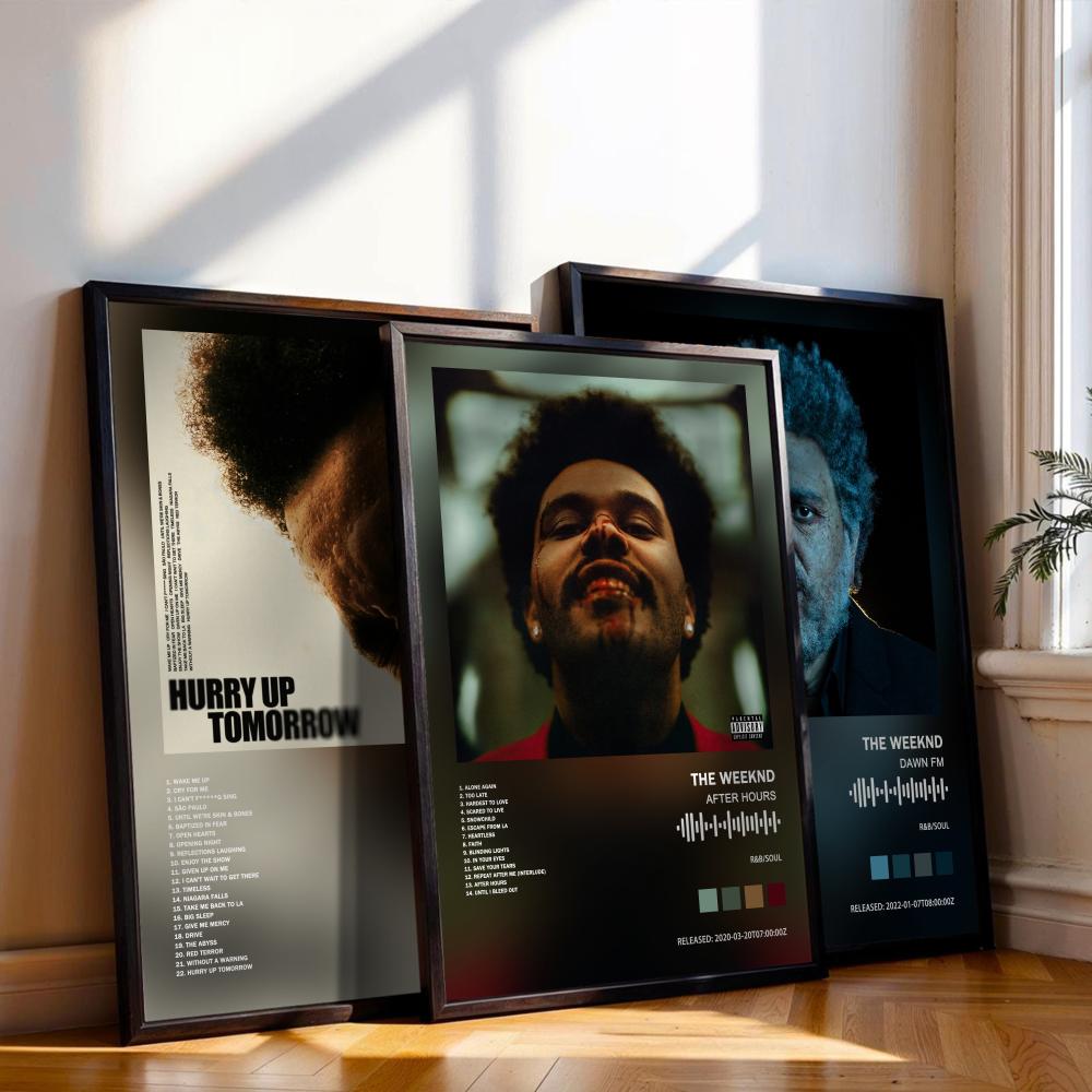 The Weeknd Poster Music Album  – Musical Instrument Painting recenzja i cena