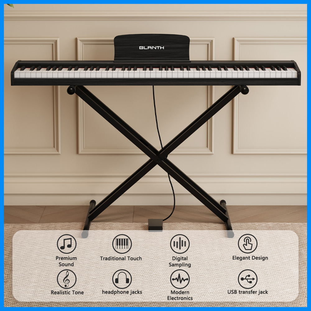 Portable Digital Piano 88 Key  – Musical Instrument No Touch recenzja i cena